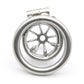 Stainless Steel Chastity Cage with Spikes, 40mm Size
