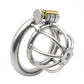 Stainless Steel Chastity Cage with Spikes, 40mm Size