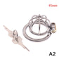 Stainless Steel Chastity Cage with Spikes, 40mm Size