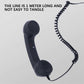 USB-C Retro Telephone Handset for Mobile Phones, Plug \u0026 Play, Radiation Protection, Compatible with iPhone \u0026 Android, Black