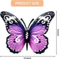 Butterfly Wall Decor 10.6 Inch Metal Indoor Outdoor Hanging Art for Patio Garden Yard Fence Home Living Room