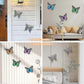 Butterfly Wall Decor 10.6 Inch Metal Indoor Outdoor Hanging Art for Patio Garden Yard Fence Home Living Room
