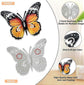 Butterfly Wall Decor 10.6 Inch Metal Indoor Outdoor Hanging Art for Patio Garden Yard Fence Home Living Room