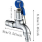 Lockable Anti-Theft Outdoor Brass Tap for Garden Washing Machine