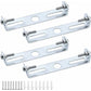 4-pack 95mm Ceiling Light Bracket - Compatible with Chandeliers & Pendant Lights - Holders & Accessories