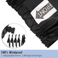 17-19ft Boat Cover Trailerable Marine Grade 600D Black