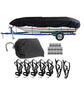 16-18FT：570cm*300cm Boat Cover Trailerable Marine Grade 210D grey