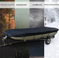 16-18FT：570cm*300cm Boat Cover Trailerable Marine Grade 210D grey