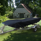 16-18FT：570cm*300cm Boat Cover Trailerable Marine Grade 210D grey