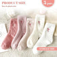 5 pairs of fleece socks for women - Comfortable lace-up socks - Warm winter socks - Thick fleece socks for home use - Warm winter socks - Soft sleeping socks - Lounge socks - Christmas gift - Birthday gift