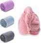 Towels - 4 pcs - Wet Hair Towel - Dry Hair Towel - Long Hair Headband - Women&