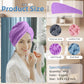 Towels - 4 pcs - Wet Hair Towel - Dry Hair Towel - Long Hair Headband - Women&