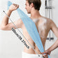 Back Scrubber Set | 2-Piece Exfoliating Shower Towel | Extra Long Exfoliating Washcloth for Men and Women - Scrub Cloth for Body Cleansing and Massage (Blue)