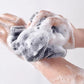 Back Scrubber Set | 2-Piece Exfoliating Shower Towel | Extra Long Exfoliating Washcloth for Men and Women - Scrub Cloth for Body Cleansing and Massage (Black-B)
