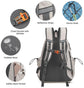 Backpack - Tennis Bag - Sports Bag - Waterproof Racket Bag - Suitable for multiple rackets with shoe compartment - black