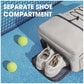 Backpack - Tennis Bag - Sports Bag - Waterproof Racket Bag - Suitable for multiple rackets with shoe compartment - black