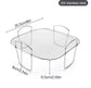 Square air fryer rack - Air fryer baking pan - Air fryer accessories - Stainless steel - 20.5 cm