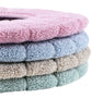 Toilet Seat Cushion - 4-Pack - Elastic Washable Fabric - Soft - Thickened and Warm - Toilet Seat Cover - Soft Toilet Seat - Toilet Seat Cover - Toilet Seat Cover - Reusable - Washable