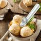 Ice Cream Scoop - Non-stick Aluminum Liquid-Filled Heat-Conducting Handle - Professional Restaurant Bar Ice Cream Scoop - Gray