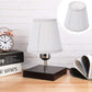 Lampshade - Table Lampshade - White Pleated Tubular Lampshade - Small - Suitable for Table Lamps and Floor Lamps - 13.5x10cm