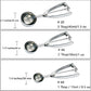 Ice Cream Scoop Set - Small/1 scoop, Medium/2 scoops, Large/3 scoops