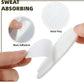 6 Double Felt Tongue Pads - Tongue Pads - Soft, Sticky Insoles - Adjustable, Unisex, Non-Slip Tongue Pads - Suitable for Loose Footwear (White)