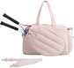 Tennis Bag - Tennis Backpack - 42L with Shoe Compartment - Sports Bag - Waterproof Racket Bag - Protective Racket Compartment - Portable as a Shoulder Bag - Pink