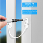 Window Locks - 4-pack window locks, window stops, child-proof window locks, door locks - White