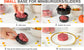 3-in-1 Hamburger and Hamburger Press - Hamburger Mold - Non-stick, Durable Patty Maker for Stuffed Burgers and Sliders - Easy to Clean - Black