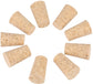 10 pcs tapered corks made of natural cork, wooden wine/beer bottle stopper, cork, natural cork