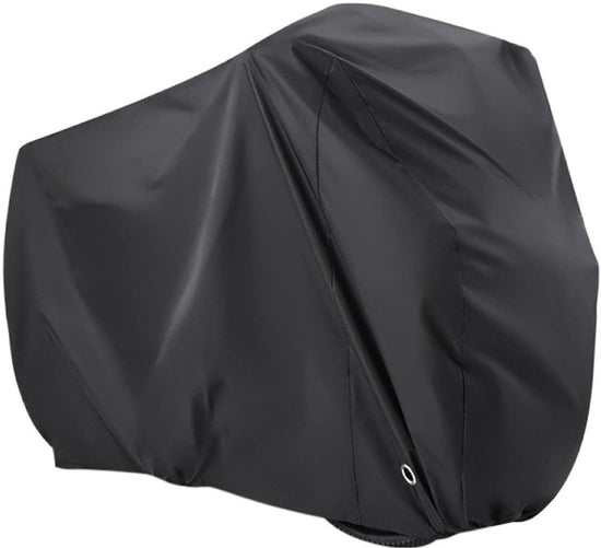 Bicycle Cover - Waterproof Bicycle Cover for 1 Bicycle - Mountain Bike Cover - Rainproof - Dustproof - Sun-Repellent - Dustproof - Waterproof - Sunshade - Cover Fabric - Black - L