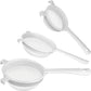 Filter - Strainer - Strainer Set - Strainer Set - Three-Piece Strainer Set with Handles - Kitchen Strainer - Milk Strainer - Suitable for Camellia Milk Tea (3, 4, 5.5 inches)