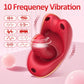 Vibrator - Dildo - Dildo Vibrator for Women | Vibrating Toy for Women with Remote Control - Vibrating Panties as a Gift for Long-Distance Relationships - Sucking and Thrusting Sensory Vibrating Toy - APP Remote Control