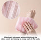 Back Scrubber Set | 2-Piece Exfoliating Shower Towel | Extra Long Exfoliating Washcloth for Men and Women - Scrub Cloth for Body Cleansing and Massage (Pink)
