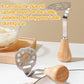 Potato Masher - Mini Avocado Masher - Small Food Masher - Made of high quality stainless steel - Flat handle that can be tilted on a table - 15 cm