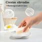 Soap Dish - Ceramic Soap Dish - Non-Slip Marble Soap Dish - Bathroom Soap Holder - Suitable for Bathroom, Shower, Kitchen and Travel.