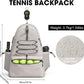 Backpack - Tennis Bag - Sports Bag - Waterproof Racket Bag - Suitable for multiple rackets with shoe compartment - Beige