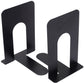 Bookends - Metal - Iron Bookshelves - Can be used to support books and organize your desk - 130mm * 150mm * 165mm - Black