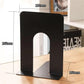 Bookends - Metal - Iron Bookshelves - Can be used to support books and organize your desk - 130mm * 150mm * 165mm - Black