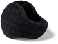 Earmuffs - Fleece Earmuffs - Knitted Earmuffs - Earmuffs for Adults - Warm Earmuffs - Warm Winter Earmuffs - Foldable - Unisex, Suitable for Outdoor Activities (Black)
