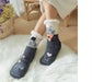 House Socks (1 pair) - Floor Socks - Slipper Socks - Women&