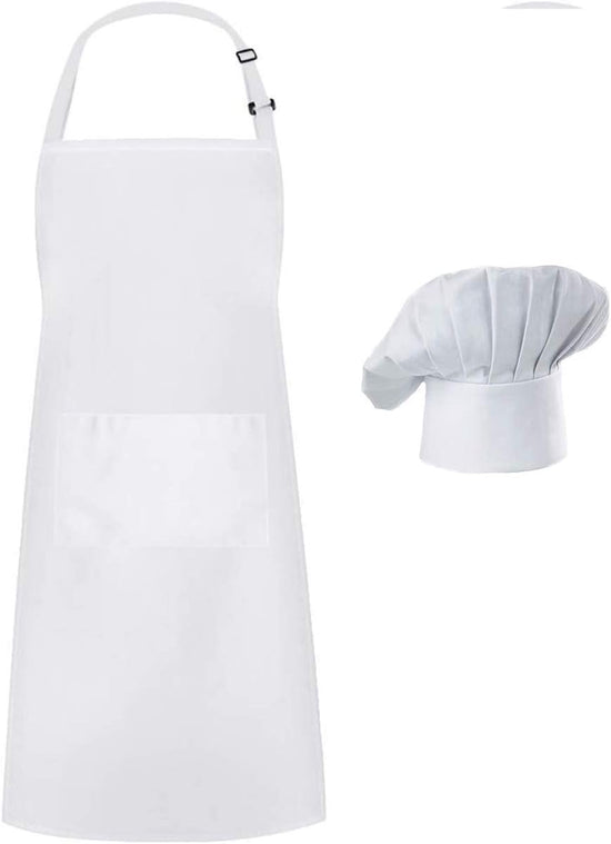 Apron and Hat Set - Adjustable Chef&