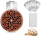 Portable Round Bread Slicer, Bread Trimmer, Slicer, Baking Accessory with 5 Blades