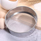 Stainless Steel Flour Sieve - Fine Sieve - Suitable for Flour, Rice, Grains - 15*4.5cm - 60 Mesh Fine Sieve - Baking Tools - Round Flour Sieve