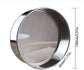 Stainless Steel Flour Sieve - Fine Sieve - Suitable for Flour, Rice, Grains - 15*4.5cm - 60 Mesh Fine Sieve - Baking Tools - Round Flour Sieve