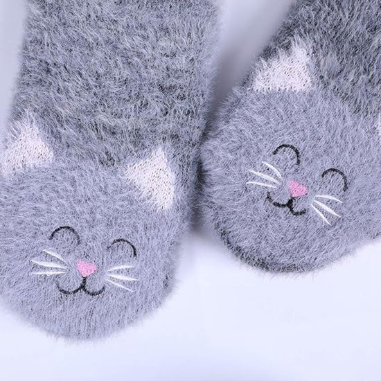 House Socks (2 pairs) - Floor Socks - Slipper Socks - Women&