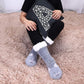 House Socks (2 pairs) - Floor Socks - Slipper Socks - Women&