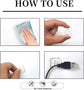 Hooks - Mini Light Clips | Self-Adhesive Lighting Hooks - Cable Holder Organizer - Set of 20 Hooks incl. Adhesive Strip