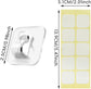 Hooks - Mini Light Clips | Self-Adhesive Lighting Hooks - Cable Holder Organizer - Set of 20 Hooks incl. Adhesive Strip