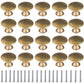 Cabinet Door Handles - Brass Door Handles - Antique Brass Handles - Cabinet Handles - 20 Items